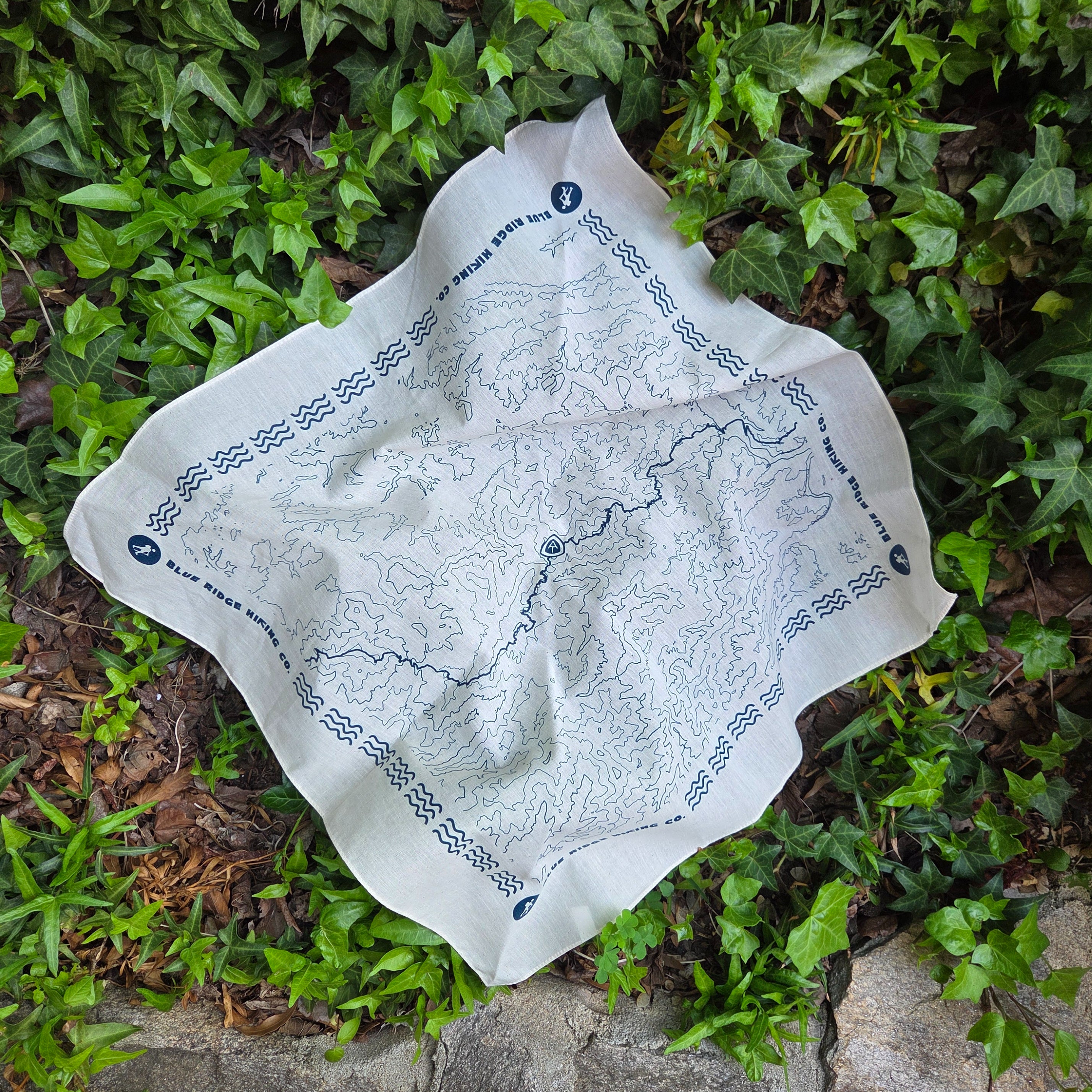 Topo Map Bandana