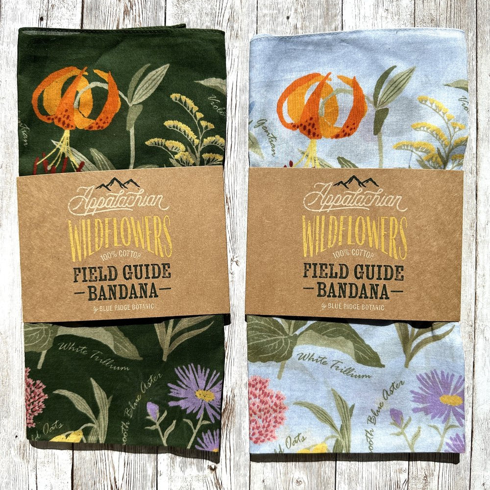 Field Guide Bandana of Appalachian Wildflowers