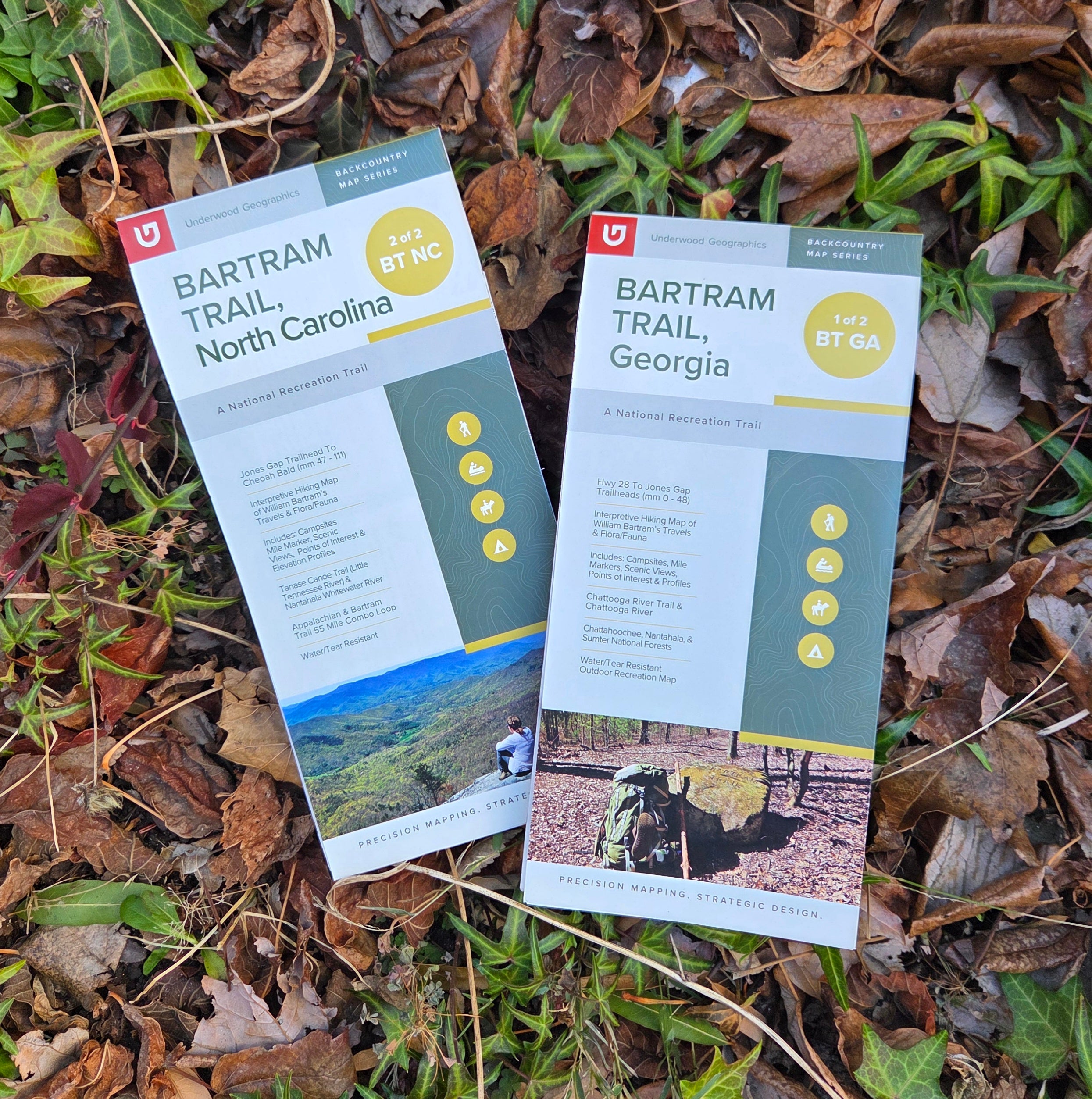Hiking Map of the Bartram Trail