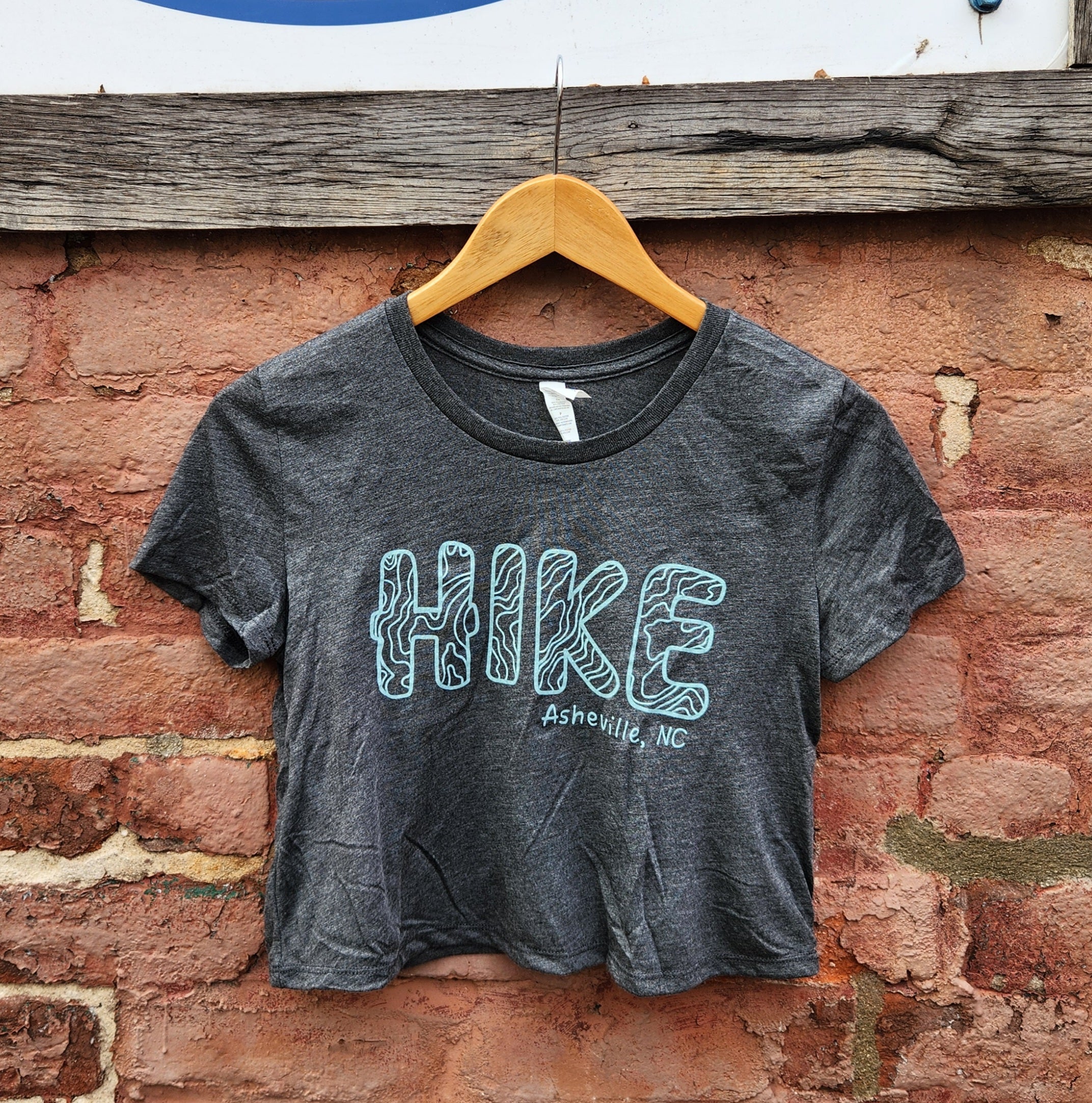 Hike Asheville Crop Tee