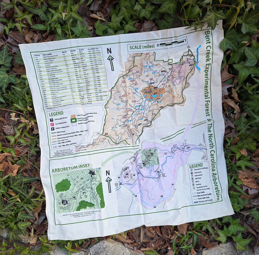 Bandana Map of Bent Creek