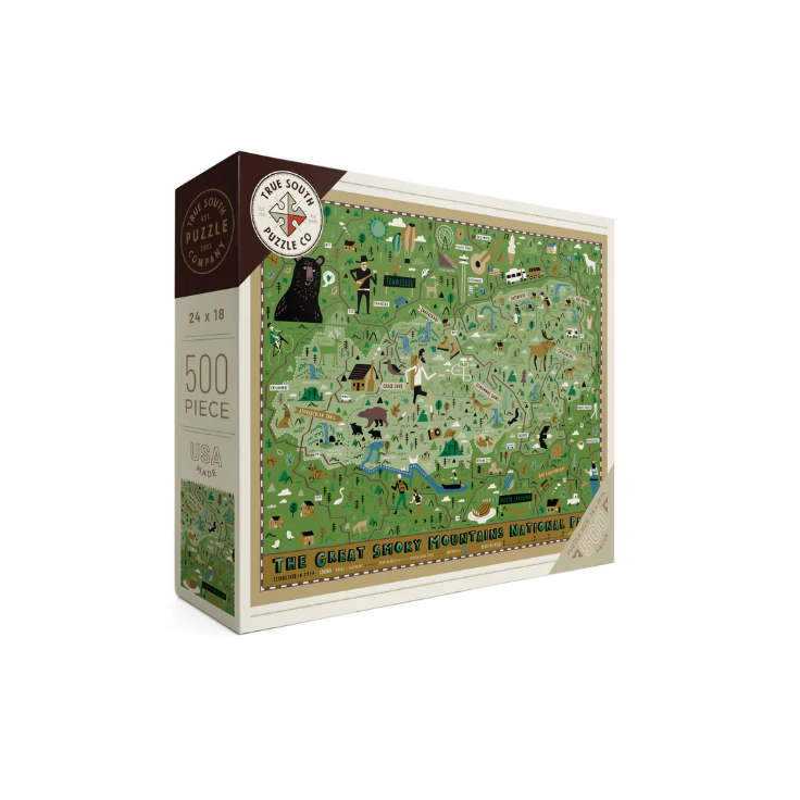 Great Smoky Mountains National Park Map Puzzle