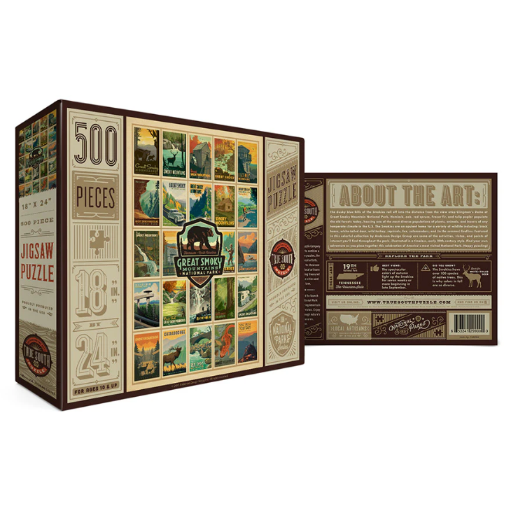 Great Smoky Mountains Multi Print Puzzle