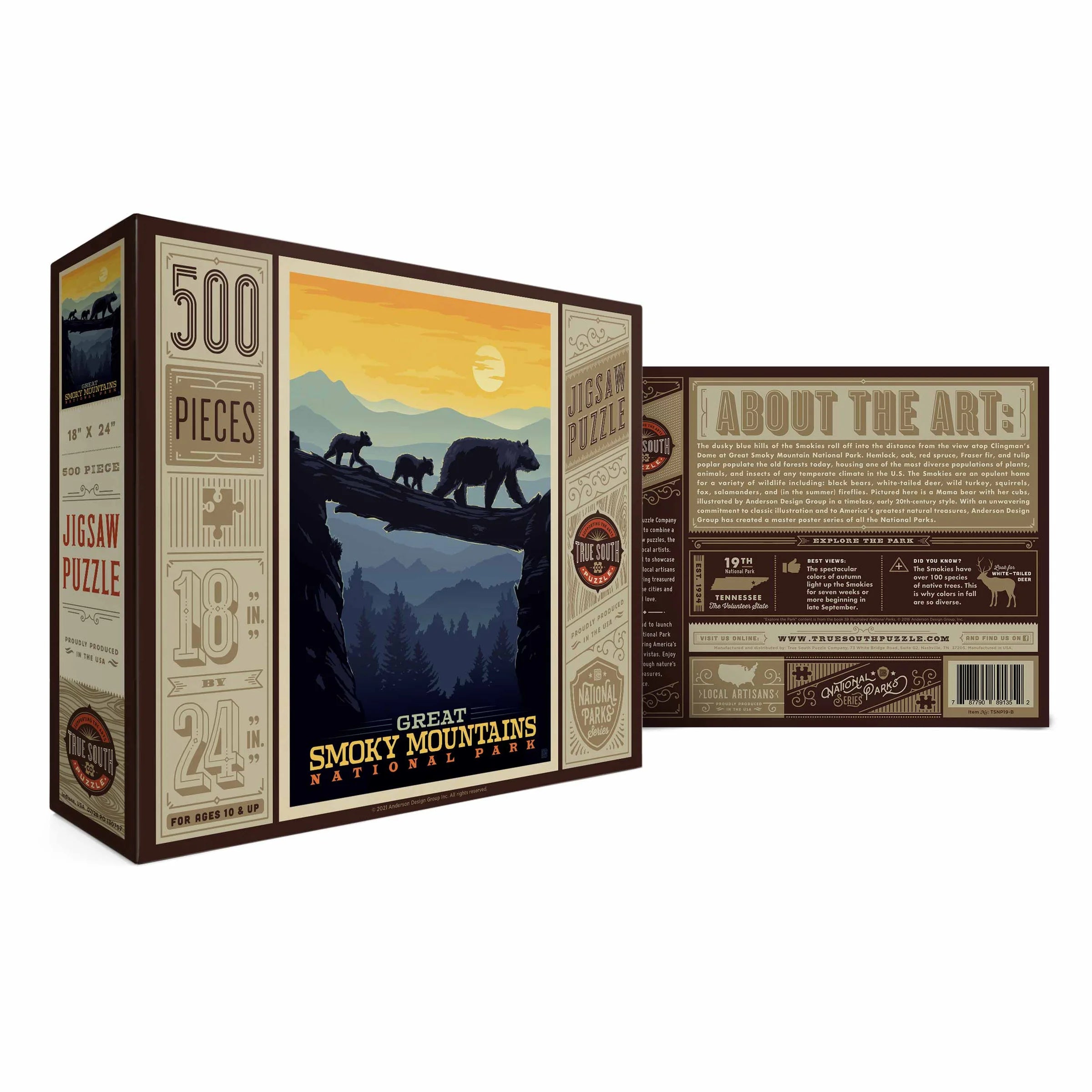 Great Smoky Mountains Bear Puzzle