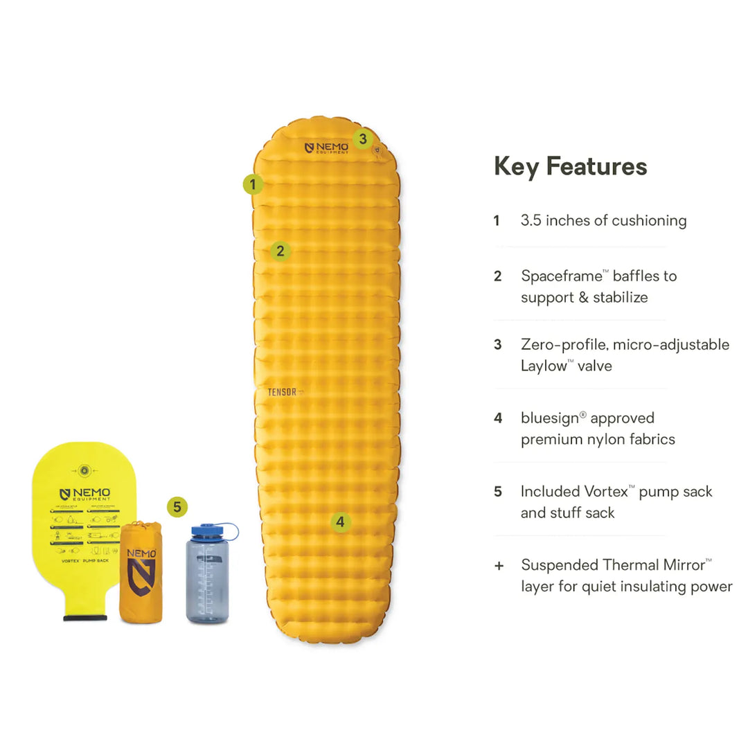 Nemo Tensor Trail Ultralight Insulated Sleeping Pad - Regular Mummy