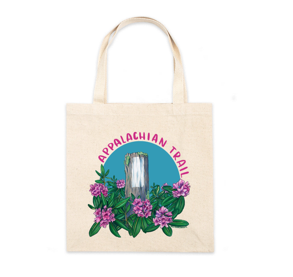Sketching Summits Canvas Tote Bag