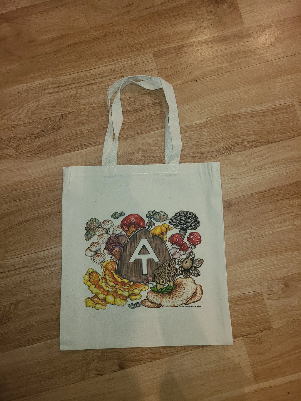 Sketching Summits Canvas Tote Bag