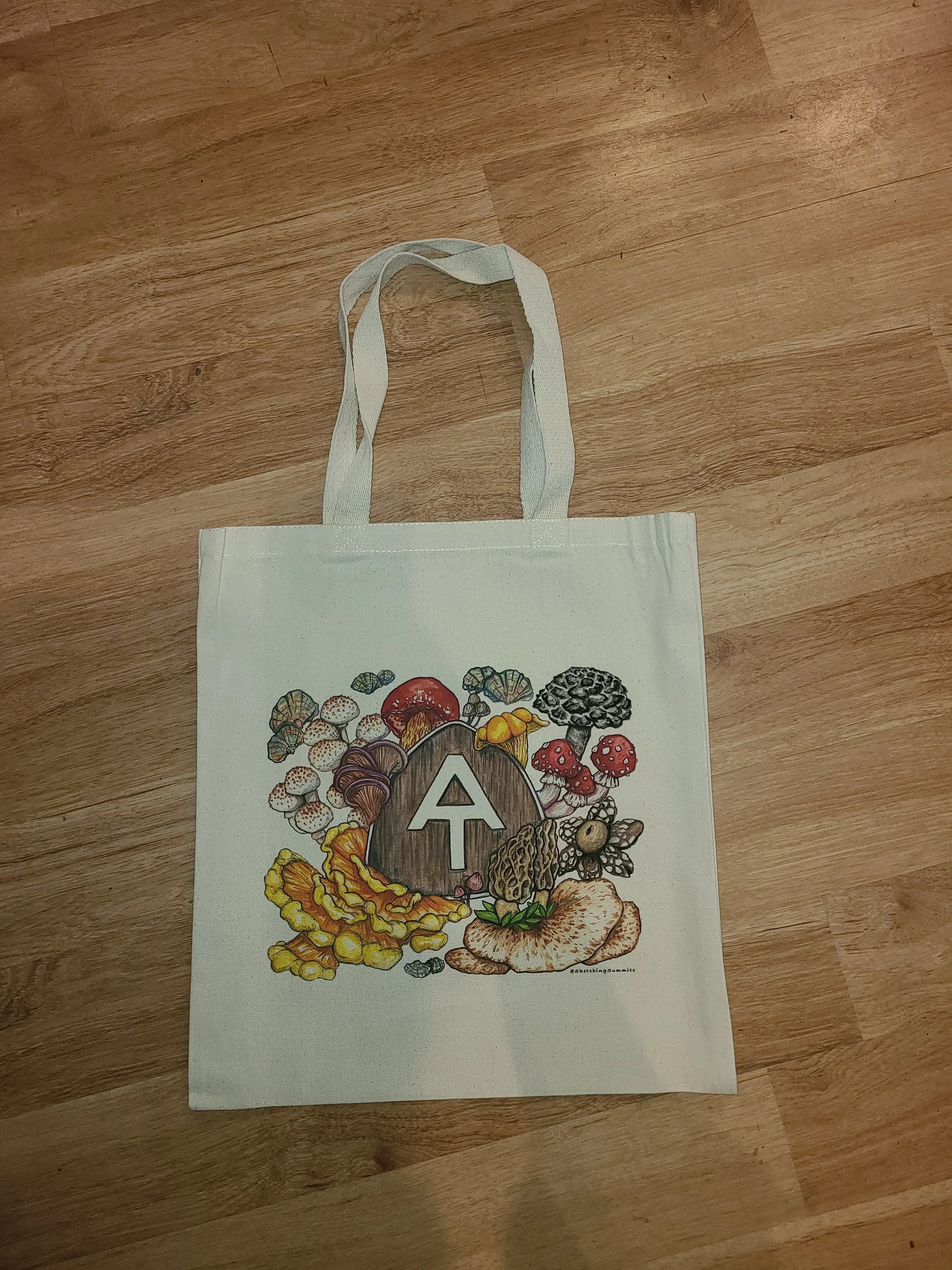 Sketching Summits Canvas Tote Bag